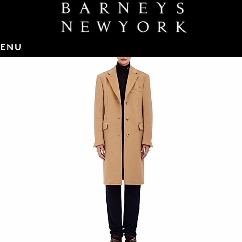 CALVIN KLEIN WOOL TRENCH